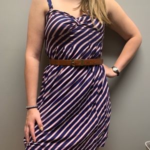 American Eagle red, white, and blue summer dress